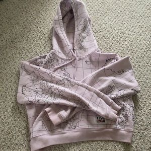 TNA pink cropped hoodie 💖